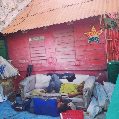 I took this picture in New Years Eve 2013, but the sign said Feliz 2012. I wish it was a better year for them