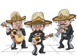 Mariachis y sombreros