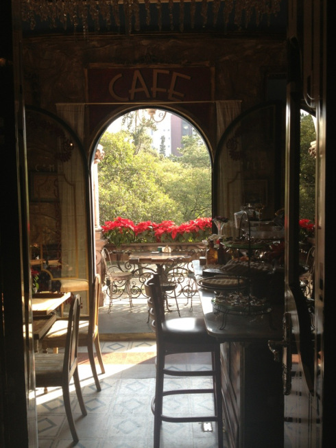 A lovely cafe in Polanco, Mexico City